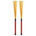 thumbnail image 1 of Yokua 1Pair Rod Drum Sticks Brush Professional Nylon Drumsticks Brushes Enduring, 1 of 18