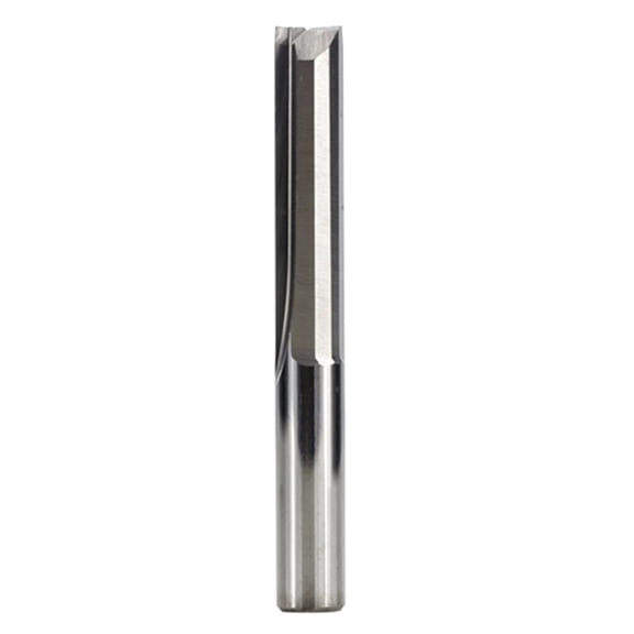Yokua 2 Flute Straight Slot Milling Cutter 6mm CNC Shank Router Bits for Wood PVC