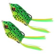 thumbnail image 1 of Yokua 2Pcs Simulated Frogs Fishing Lures with Hook Topwater Soft Fishing Baits, 1 of 15