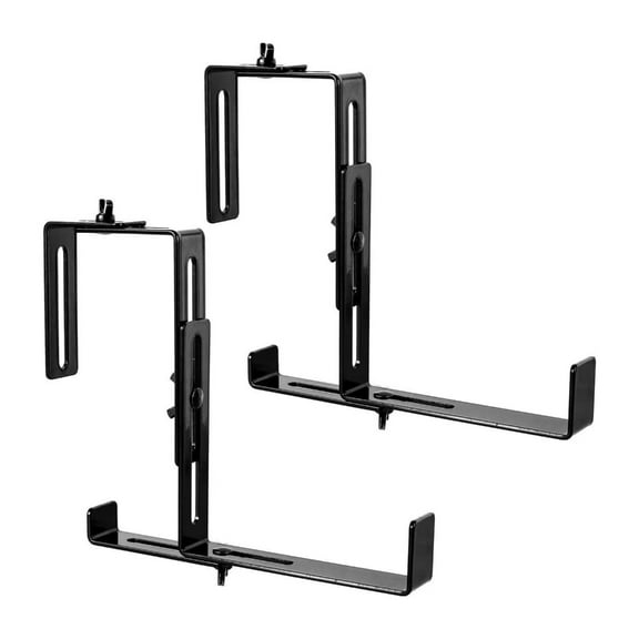 Yokua 2Pcs Window Box Brackets Adjustable Planter Box Brackets for Garden Fence