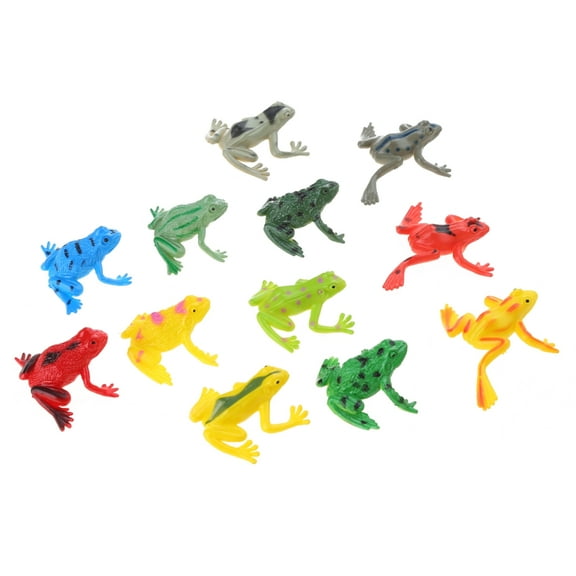 Yokua 2inch Realistic Frogs Tree for Frog Figurine Model Animal Figure Kids Party Supp