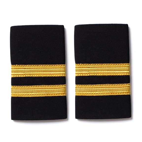 Yokua 2pcs Militaries Epaulettes Professional Uniform Epaulettes Elegant Epaulet