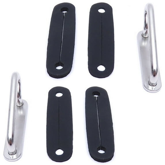 Yokua 2pcs Wide Diving Belt Adjuster Stainless Steel Plate Weight Belt Buckles