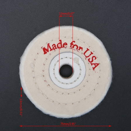 Yokua 3/4/5/6/7/8"Cloth Buffing Wheel Grinder For Wood Metal Jewelry Polishing Tools