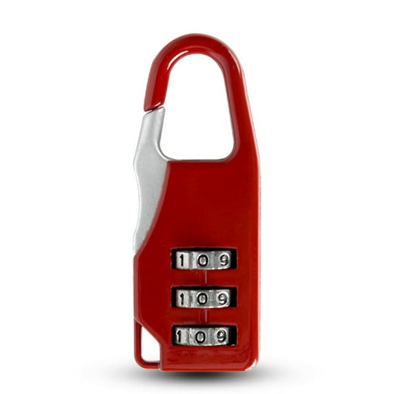 Yokua 3 Digit Mini Lock Small Combination Resettable Padlock School Bag Suitcases