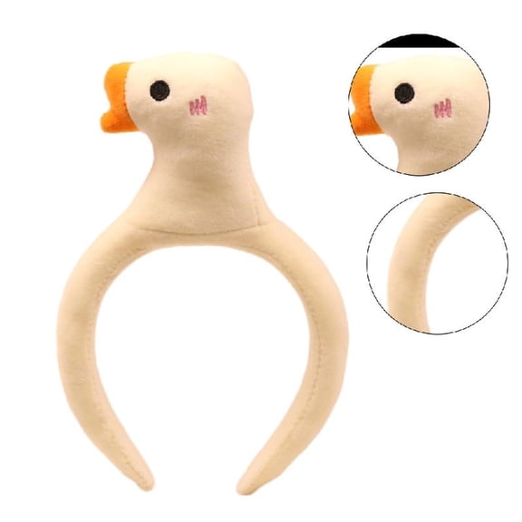 Yokua 3D Geese Doll Headband Wash Face Cartoon Animal Hair Accessories Photo Props