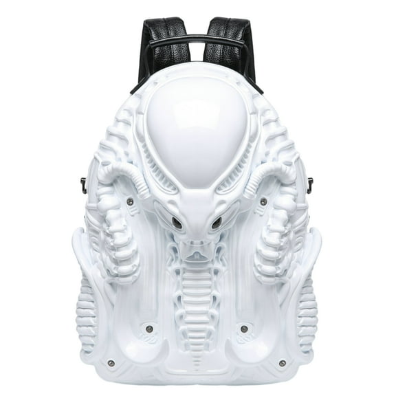 Yokua 3D Xenomorph Shaped Backpack Cool Predalien Handbag Novelty Halloween Backpack