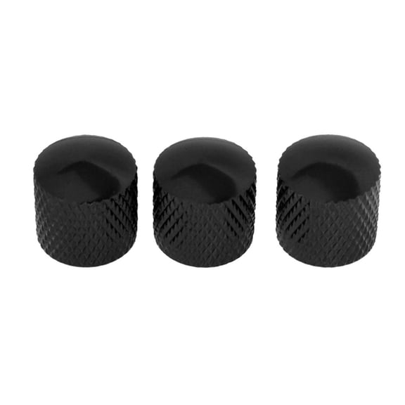 Yokua 3Pcs Electric Guitar Tops Hat Knobs Volume Tone AMP Effect Pedal Control Knobs