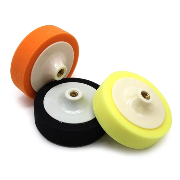 Yokua 3pcs 6 Inch Polishing Discs Sponge Buffing Wheels Polishing Pads Set for Car
