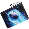 thumbnail image 1 of Yokua 400 Pocket Football Card Organizer with Zip and Handle Strap 50 Pages, 1 of 8