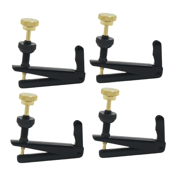 Yokua 4Pcs Violin Fine Tuner Metal String Spinner Fiddle String Adjuster Spinner