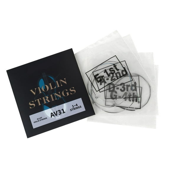 Yokua 4pcs Violin Strings Durable Copper Alloy Material Reliable Replacements