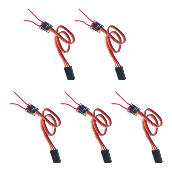 Yokua 5PCS ESC Brushed Electronic Speed Controller for Mini Aircraft Model Boat