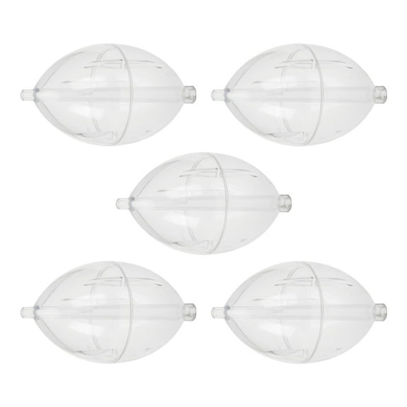 Yokua 5Pcs Fishing Castings Bobbers Spin Float Fishing Clear Float Easy to Use