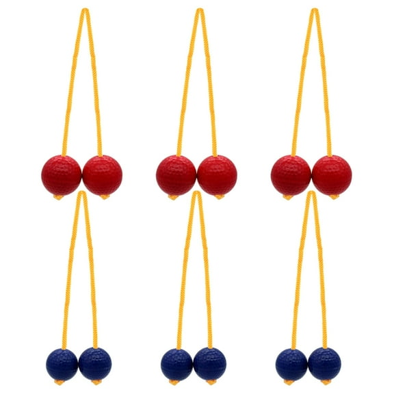 Yokua 6lots Weatherproofed Ladderball Bolas for Lawn Picnics Group Activity