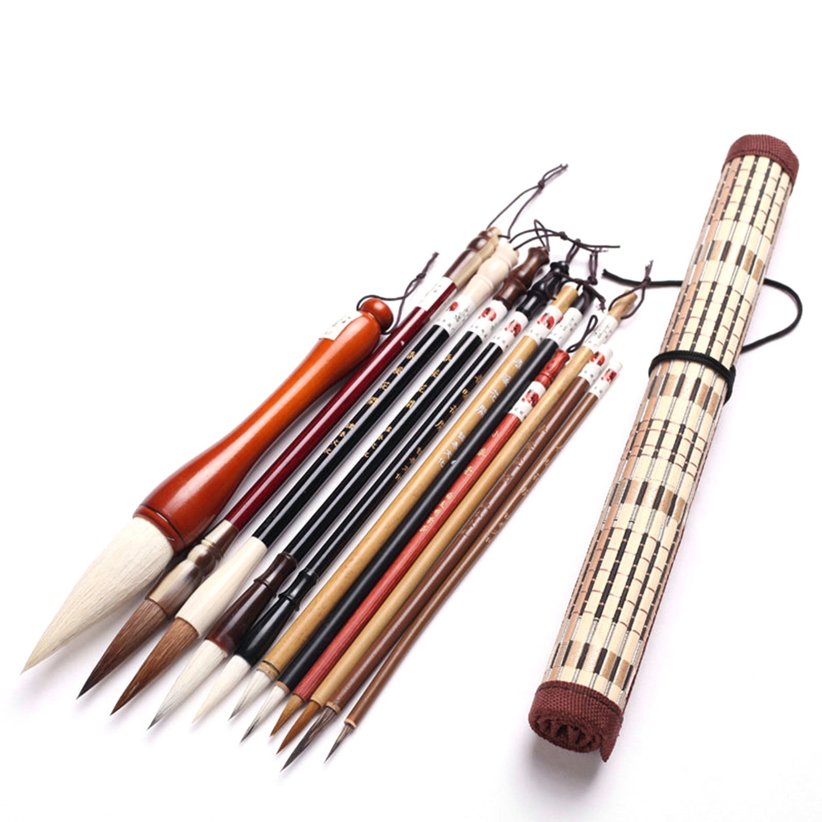 Yokua 7/11PCS Sumi Drawing Writing Brush Pen for Regular Script Practice Calligraphy