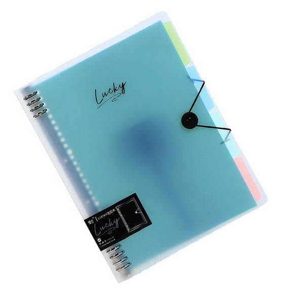 Yokua 8 Rings Binder Document Organizers Presentation Display Folder for Office