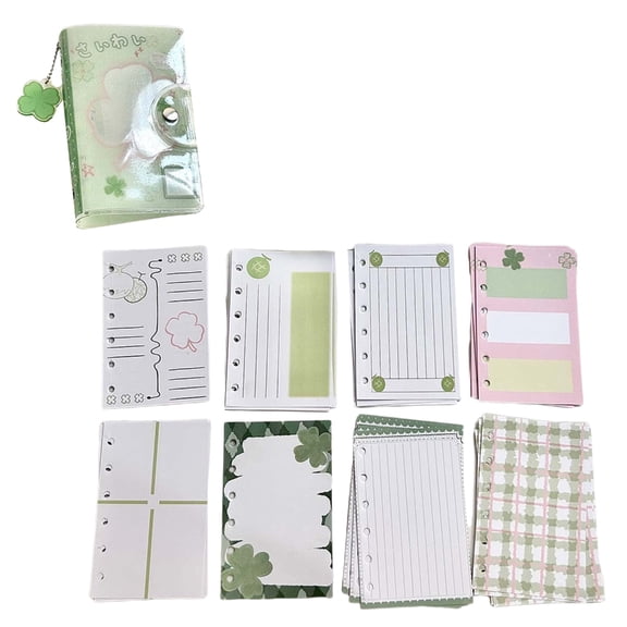 Yokua A 7 Sticker Storage Organizer Clovers Sticker Book for Collecting Sticker