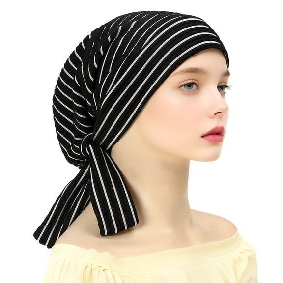 Yokua Adjustable Headwrap Hat Protective Hair Wrap Casual Turban Travel Friendly