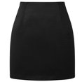 thumbnail image 1 of Yokua All-match Woolen Plaid High Waist A-Line Pencil Bodycon Mini Skirt for Women, 1 of 13