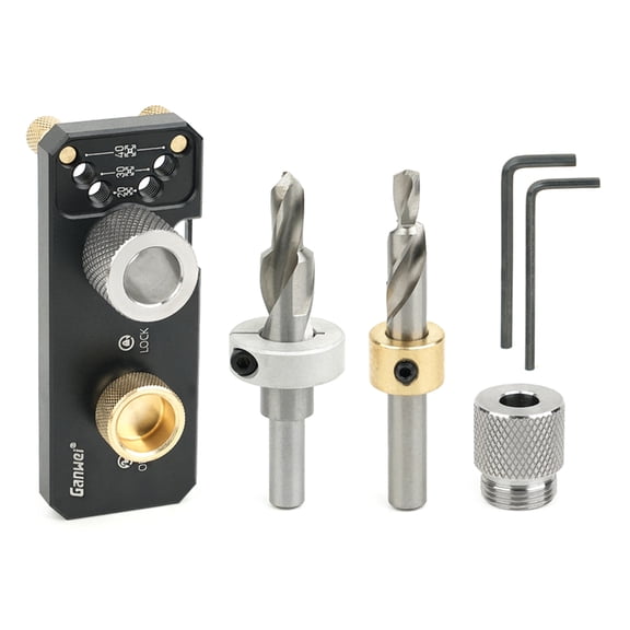 Yokua Aluminum Hole Drilling Assistant Countersunk Open Hole Quick Clamping Fixing