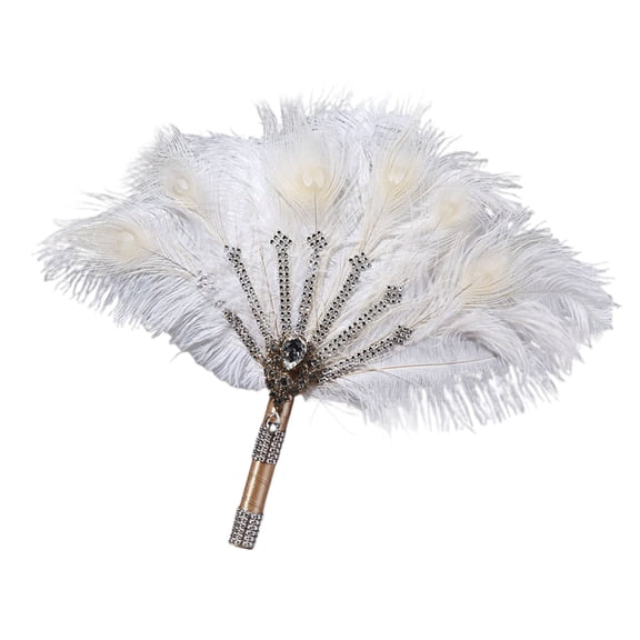 Yokua Bachelorette Feather Fan for Bride To Be Gift Bridal Shower Gift Supplies