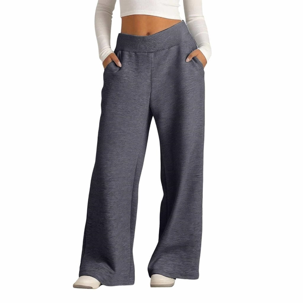 Yokua Baggy Sweatpants for Women Casual Wide Leg Low Rise Sweat Pants — free download