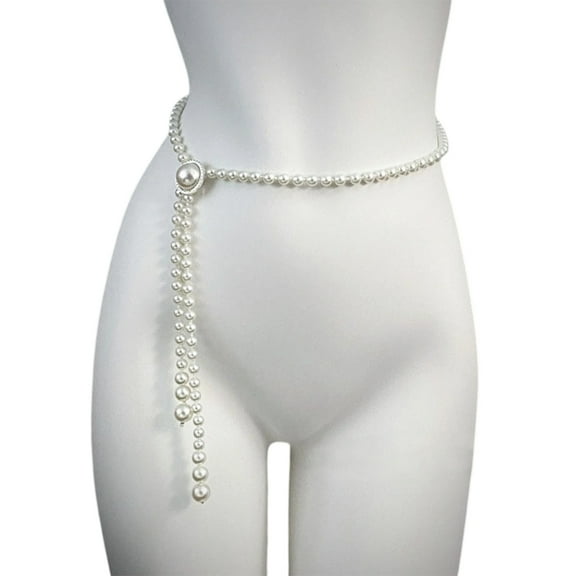 Yokua Belly Chain for Belly Dance Waist Chain Multilayer Pearls Women Waist Chain