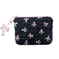 thumbnail image 1 of Yokua Bows Makeup Bag Large Capacity Cosmetic Bag Toiletry Bag Aesthetic Wash Bag, 1 of 21