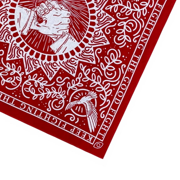 Yokua Breathable Headscarf Western Style Kerchiefs Creative Print Bandana for Adult