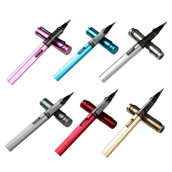 Yokua Calligraphy Pen Set Refillable Soft Tip Hand Lettering Pens for Painting 6PCS