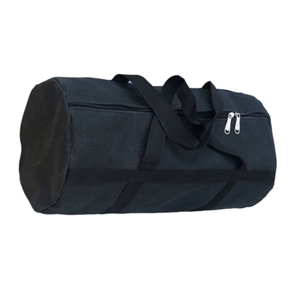 Yokua Canvas Tool Bag Handbag Storage Large Capacity Wide Mouth Zippered Tool Bag
