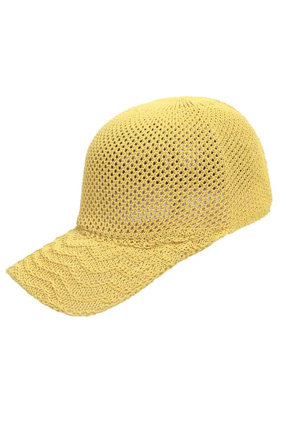 Chic Adjustable Peaked Cap Mesh Breathable Baseball Cap for Outdoors Activities