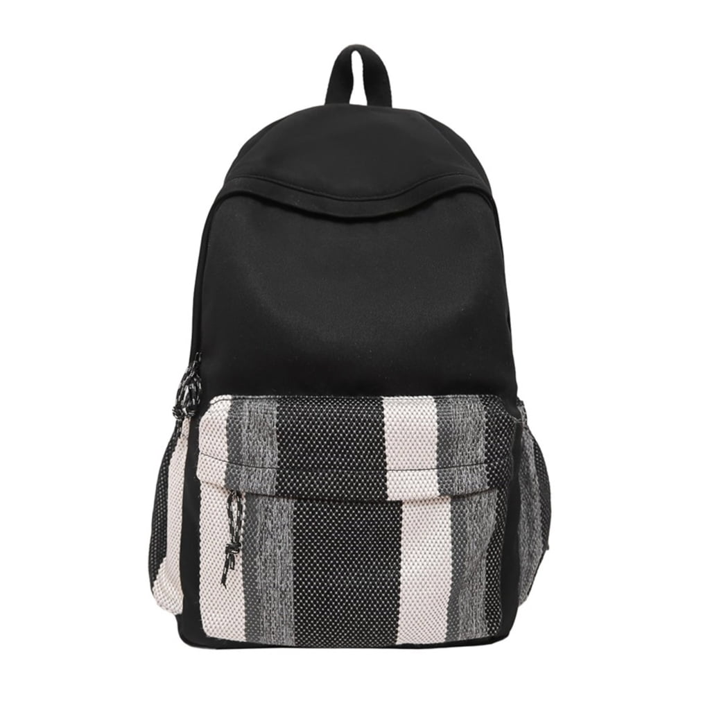 Yokua Chic School Bag For Teens Nylon Fabric Ergonomic Compartments