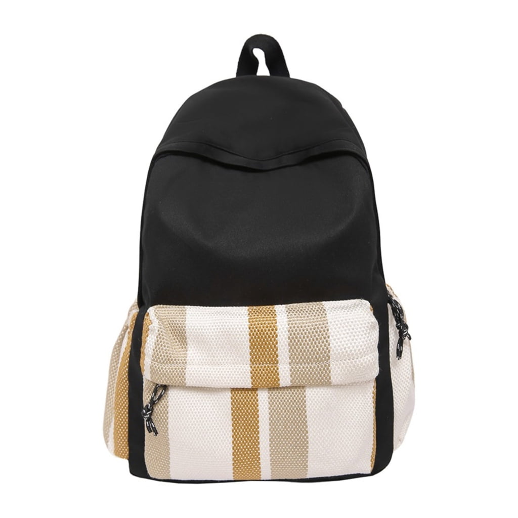 Yokua Chic School Bag For Teens Nylon Fabric Ergonomic Compartments