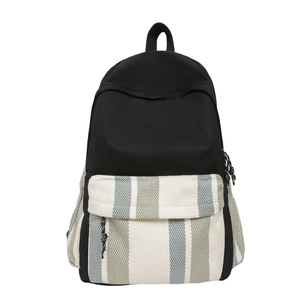Yokua Chic School Bag For Teens Nylon Fabric Ergonomic Compartments