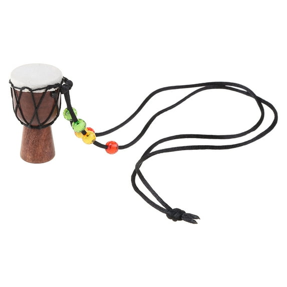 Yokua Classic Djembe Pendant Mini Hand Drum Hanging Ornament Gift Supplies