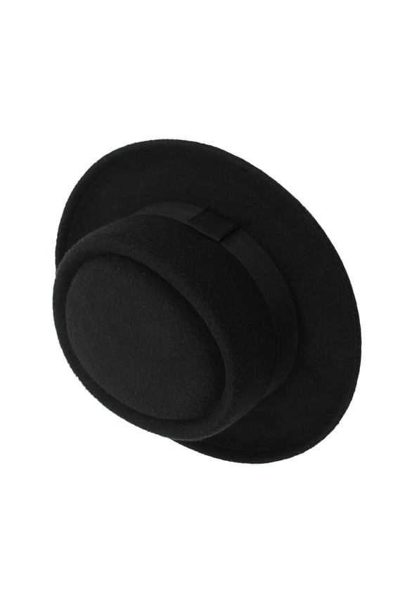 Classical Western Hat Wide Brimmed Western Pork Pie Hat for Trilby