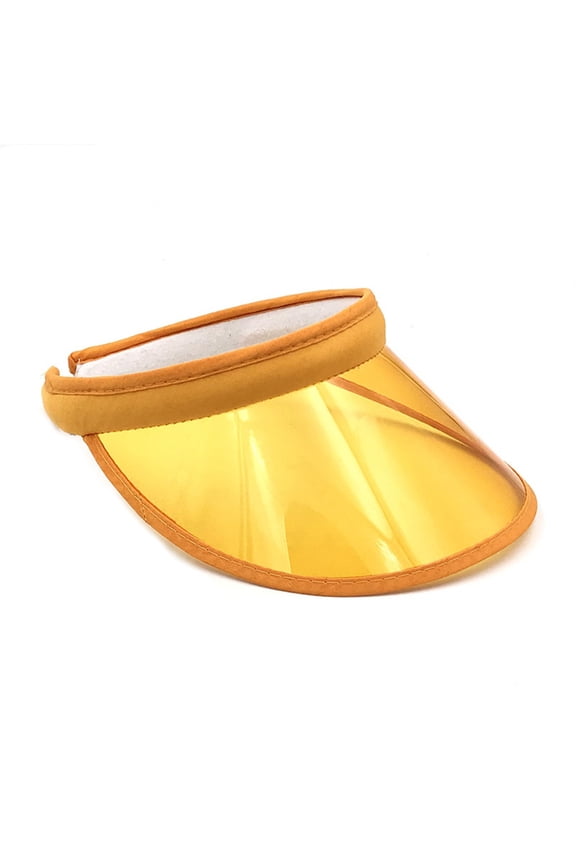 Clear Visors Clear Colored Plastic SunVisor Golf Visors Summer SunVisor