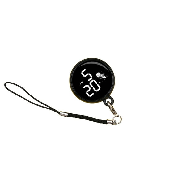 Yokua Compacts LED Display Pocket Watch With Convenient Key Rings Attachments
