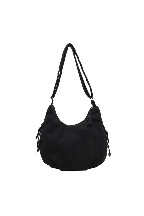 Corduroy Crossbody Bag For Women Large Slouchy Bags Satchel Shoulder Purse