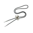 thumbnail image 1 of Yokua Cowboy Bolo Tie Western Rodeos Metal Scorpion Animal Faux Leather Cord Necktie, 1 of 21