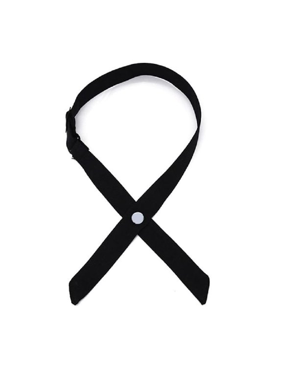 Crossover Tie for Senior High School Girl Uniform Classic Accessories