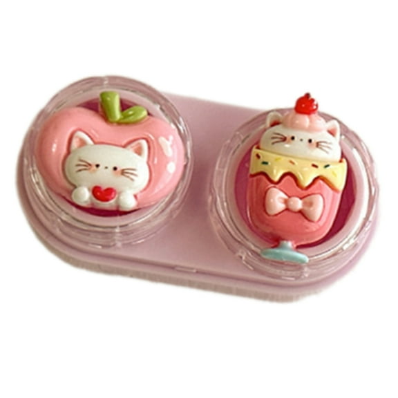 Yokua Cute Contact Lenses Case Inserter Tool Remover Tool Applies Contacts Safely