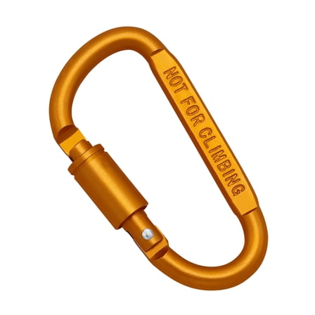 Yokua D-Ring Keychain Clip Heavy Duty Climbing Carabiner Camping Accessories