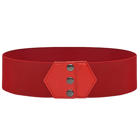 Yokua Elastic Corset Wide Belt CinchBelt Wide Dress Belt Stretchy Belt for Dresses