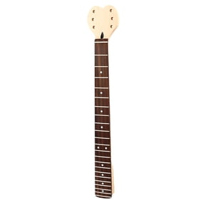 Yokua Electric Guitar Neck Unfinished Guitar Neck String Instrument DIY Parts
