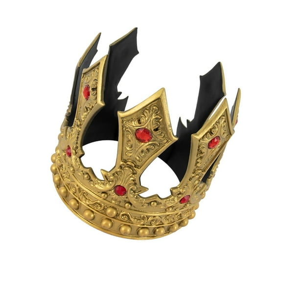 Yokua Elegant Cosplay King Crown Headwear Tiaras Crownpiece For Theme Cosplay Event