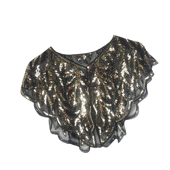 Yokua Elegant Evening Ceremony Shawl Sequined Shawl Wrap Casual Formal Event Scarf