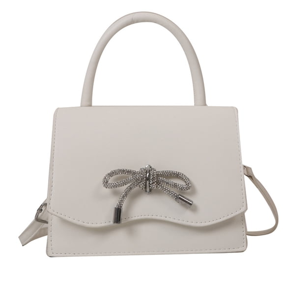 Yokua Elegant Shoulder Bag for Women Stylish and Charming PU Handbag with Bowknot Decoration